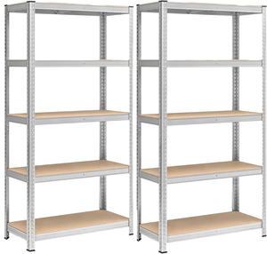 Galvanized Shelf Units Medium <strong>Duty</strong> Racking <strong>Shelves</strong> <strong>for</strong> <strong>Storage</strong> Galvanized 5 Tier <strong>for</strong> Workshop Office - Product Image 2