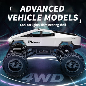 YYRC nuevo 2,4 1:14 escala Cybertruck modelo 4WD todoterreno escalada Control remoto coche Ghz rueda <span class=keywords><strong>grande</strong></span> RC camiones niños regalos - Product Image 4