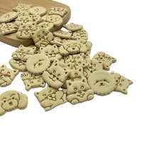 Nouvel arrivage de collations pour animaux de compagnie, haute qualité, fabrication de friandises dentaires pour chiens OEM, aliments pour chiens, saveur de poulet, forme de chiot, biscuits pour chiens