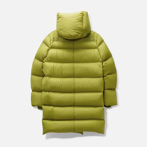 Men's Long Puffer Jacket Windproof <b>Thick</b> <b>Winter</b> <b>Coat</b> Solid Color Streetwear Casual Zipper Closure Front Regular Fit - Product Image 5