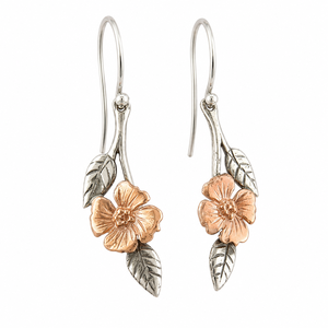 Orecchini a Forma di Foglia Bicolore per Donne, Stile Bohémien Vintage, Accessori per Orecchie da Indossare Quotidianamente - Product Image 1
