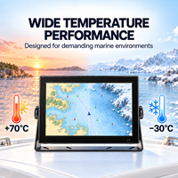 Écran tactile marin anti-reflet de 15,6 pouces, IP67, 1500 nits, moniteur LCD avec USB tactile pour poste de commande de bateau