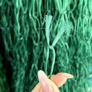 อวนจับปลา HDPE สีเขียว คุณภาพสูง ขายดี ทนแรงดึงสูง สำหรับจับปลาทูน่า ปลาใหญ่ สำหรับใช้ในทะเล แบบผูกปมสองชั้น หลายเส้นใย - Product Image 5