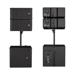 Active <strong>Line</strong> <strong>Array</strong> Speaker <strong>System</strong> - Professional High-<strong>Power</strong> Performance Audio for Large Events/Outdoor Shows/Stage PA - Product Image 1