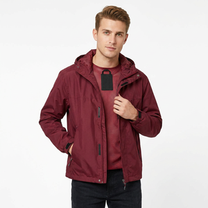 Veste en polyester avec impression de logo personnalisée, meilleur design pour homme, légère, à capuche, imperméable, coupe-vent, pour l'automne - Product Image 1