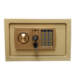 Coffre-fort numérique miniature pour la maison, le bureau et l'hôtel, armoire <span class=keywords><strong>de</strong></span> rangement domestique pour lingots d'or, argent liquide et bijoux - Product Image 1