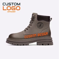 Bottes Martin pour hommes au design personnalisé 2026 pour le travail en extérieur et les sports, chaussures de randonnée et de trekking de sécurité, logo personnalisé