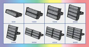 Kosten günstige kommerzielle wasserdichte Flutlicht Remote Smart Spotlights Einstellbare 400W RGB Flutlicht