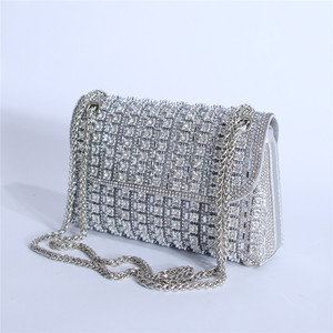 Borsa con Strass alla Moda 2024 di Alta Gamma, Raffinata ed Elegante, Essenziale da <span class=keywords><strong>Sera</strong></span> per Donna - Product Image 5