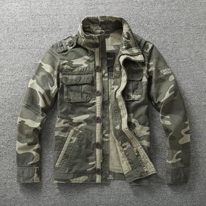 2025 New Arrival High Quality Acid Washed Cotton Men's <strong>Jacket</strong> Windproof <strong>Racer</strong> <strong>Jacket</strong> Camouflage Motorcycle <strong>Jackets</strong> - Product Image 2