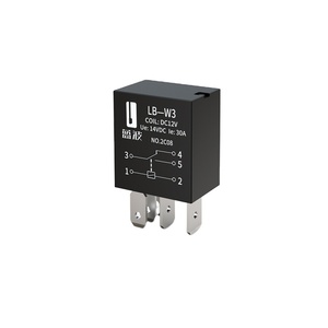 Lanboo Micro ô tô tím <span class=keywords><strong>Relay</strong></span> <span class=keywords><strong>12V</strong></span>/24V 30A 4pin/5pin 1NO/1no1nc lớn hiện tại nhà máy cung cấp xe tiếp sức - Product Image 1