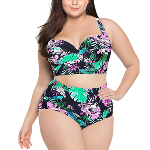 Nouveau chaud surdimensionné imprimé taille haute coupe Sexy Bikini été plage <span class=keywords><strong>maillot</strong></span> <span class=keywords><strong>de</strong></span> <span class=keywords><strong>bain</strong></span> une pièce pour les femmes - Product Image 1