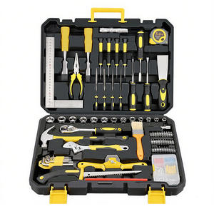 Juego de <span class=keywords><strong>Herramientas</strong></span> para Reparación de Automóviles y Hogar de 138 <span class=keywords><strong>Piezas</strong></span> OEM con Llaves Combinadas de Acero con Alto Contenido de Carbono, <span class=keywords><strong>Caja</strong></span> de <span class=keywords><strong>Herramientas</strong></span> de Plástico y Estuche Rígido - Product Image 1