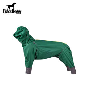Blackdoggy เสื้อกันฝนโพลีเอสเตอร์กันน้ำสำหรับสุนัขเสื้อกันฝนป้องกันพายุสำหรับสัตว์เลี้ยงในฤดูใบไม้ผลิที่เป็นของแข็ง - Product Image 3