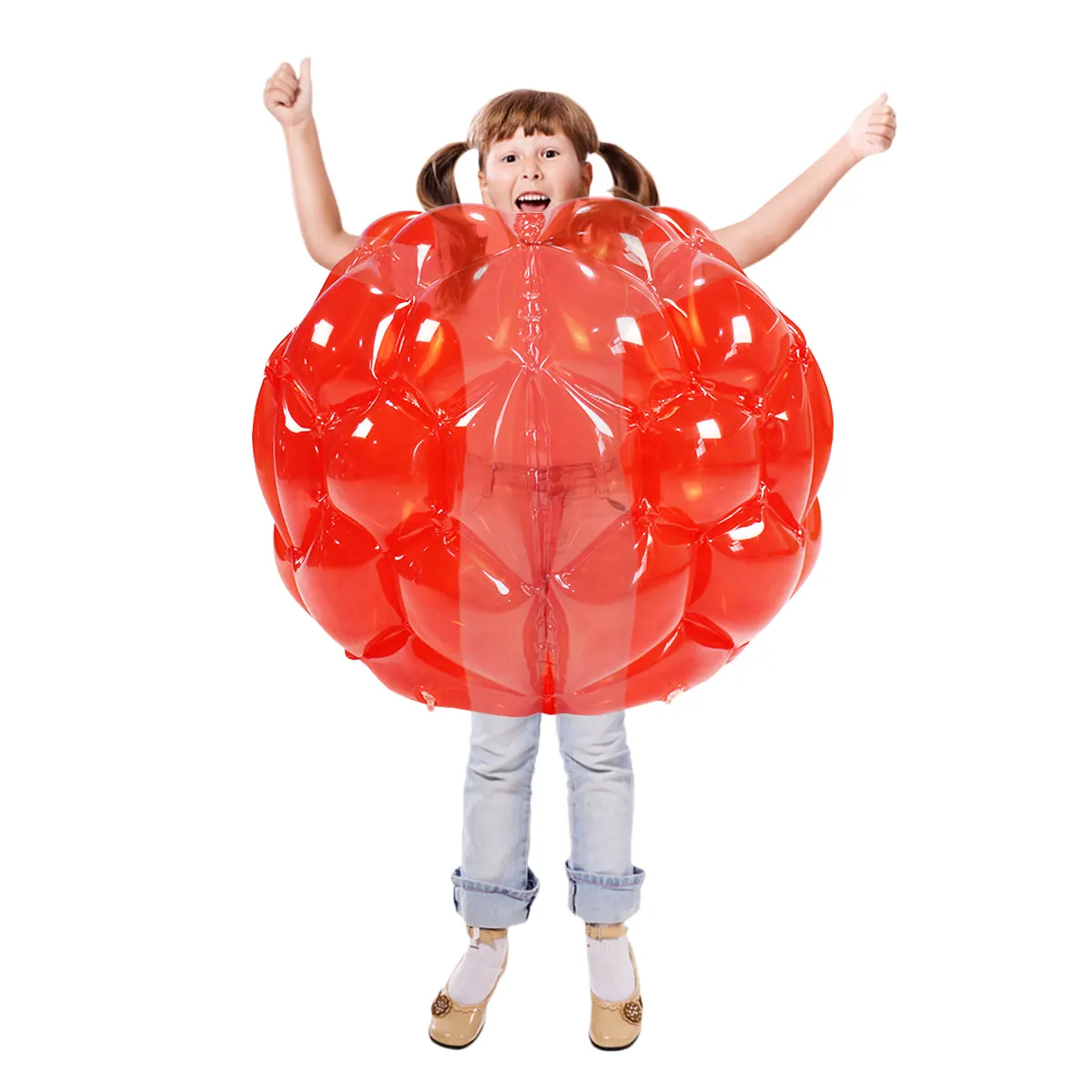 Balle à bulles gonflable en PVC de haute qualité pour enfants/adultes