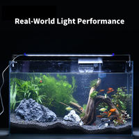 Éclairage LED RGBW commutable à faible MOQ pour aquarium, lumière réglable de 8 à 30 pouces pour aquarium de corail et de récif