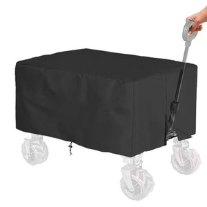 Housse de protection pour chariot de camping extérieur 97x61x56cm en polyester imperméable avec boucle de capot et cordon de serrage - Product Image 2