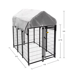 Joysing köpek Run House büyük açık zincir-su geçirmez çatılar ile bağlantı kulübesi Pet Paddock - Product Image 3