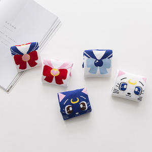 Primavera e Verão Novos Produtos Lua Desenhos Animados Gato Barco Meias Algodão Doce Criativo Estudantes Mulheres Tornozelo Calcetines Meias - Product Image 4