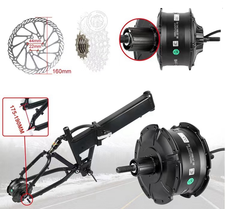 1000w Bafang Hub Motor for 48v Ebike - Fat Tire Power