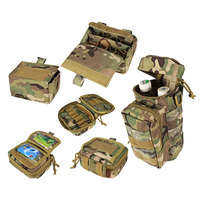 Ceinture tactique de chasse, sacoche de sécurité pour gadgets, sac banane avec pochettes, équipement de transport multifonctionnel