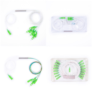 Divisor PLC de Fibra Óptica SC/APC 1x2 1x4 1x8 1x16 Tipo Tubo de Acero - Product Image 1