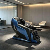Silla de Masaje Comercial para Recuperación en Gimnasios, Shiatsu de Cuerpo Completo para Oficinas y Centros de Fitness, Post-Entrenamiento