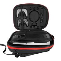 Nouvelle conception EVA durable, résistante à l'eau, fermeture éclair PS5 Slim, 5 en 1, multifonctionnelle, portable, grande capacité, protection de voyage