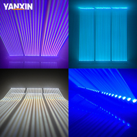 Projecteur professionnel à 10 têtes LED RGBW avec faisceau de balayage, contrôle DMX512, lumière stroboscopique à pixels pour scène, concerts, discothèques et boîtes de nuit