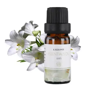 China Wholesale Cosmetic Supplier Pure Organic Lilies Essential Oil Relaxation 10 ml 100% Natural Pure Essential Oil