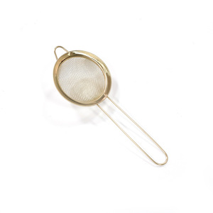 Ensemble de passoires en maille métallique Esle, 5 tailles, tamis de cuisine électro-plaqués pour la cuisson, la pâtisserie et le filtrage - Product Image 4