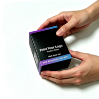 Emballage en blister personnalisé résistant à la chaleur, petit format, 2 contenants pour le stockage de peptides, boîte d'expédition, étiquette privée, fourniture