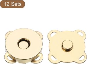 Uxcell Sets Botones Magnéticos de Metal de 1 mm, Cierres Magnéticos para Coser, Accesorios de Ferretería para Ropa, Bolsos, Cuero, Bricolaje - Product Image 3