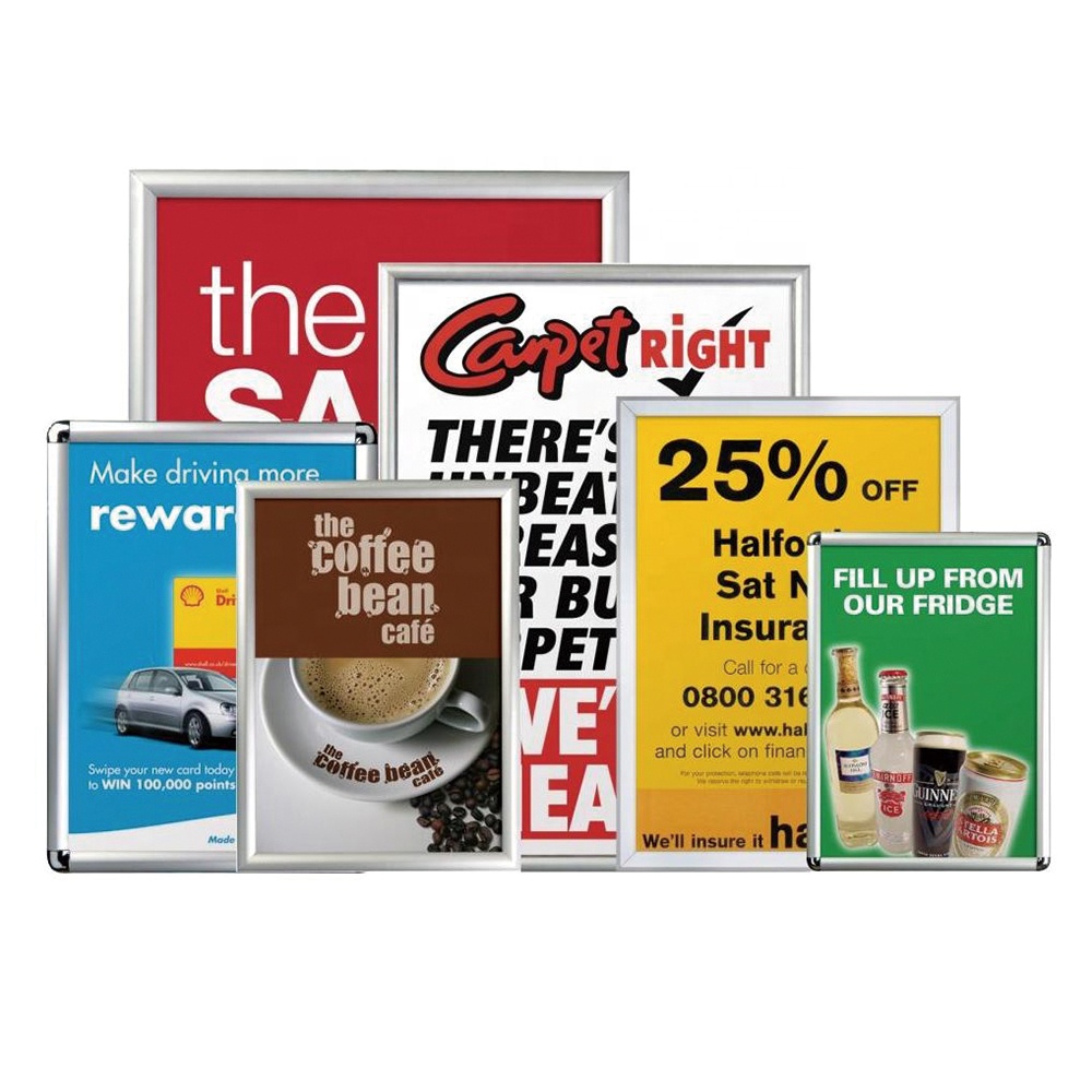 Алюминиевая защелкивающаяся рамка GUINNESS, размер A1, A2, A3, A4, профессиональное производство на заказ