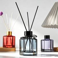 Flacon diffuseur de parfum en verre rond vide de luxe 120 ml