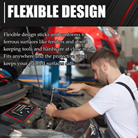 Tapis magnétique double face pour outils de réparation automobile, durable, antidérapant, professionnel, efficace, outils de réparation automobile réglables