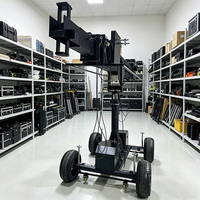 Grue télescopique pour caméra Techno de 9 m avec chariot motorisé pour Ronin