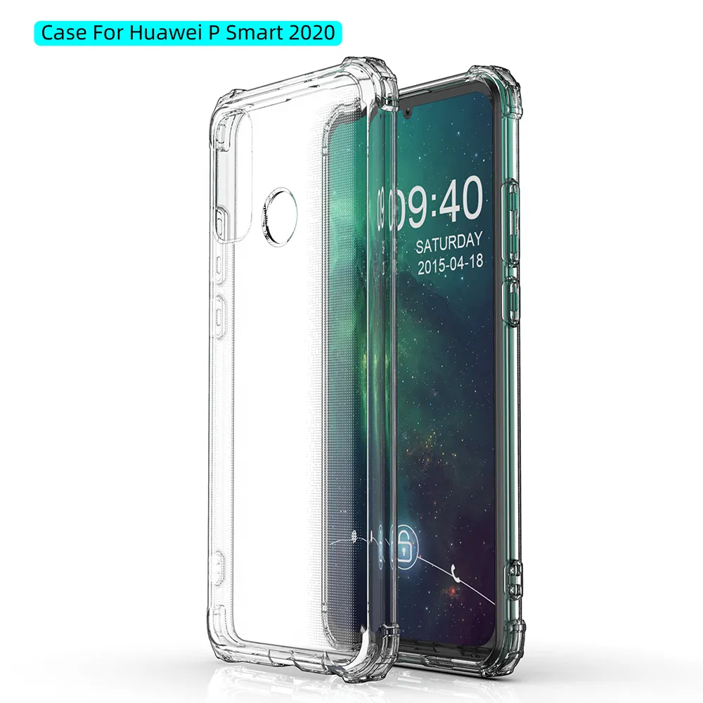 Amazon hot selling cell phone accessories mobile back cover fundas para for huawei p smart 2020 case