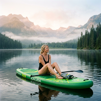 KAILIDA - Tabla de SUP Inflable con Tecnología Drop Stitch de 9'33"6" para Rafting en Aguas Bravas, PVC Resistente con Kit de Reparación, Portátil