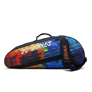 3-Pack Custom Portable Racquet Sport Bags Single Double Shoulder Large PU Capacity Thick <b>Badminton</b> Tennis <b>Racket</b> <b>Cover</b> Backpack - Product Image 1