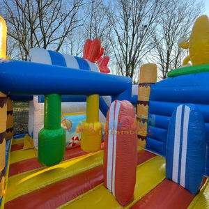 <span class=keywords><strong>Castillo</strong></span> Inflable para Niños, Brincolín Comercial para Fiestas al Aire Libre, Hupfburg Inflable, <span class=keywords><strong>Castillo</strong></span> Inflable de <span class=keywords><strong>Playa</strong></span> con Tobogán - Product Image 5