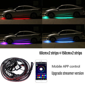 Kit de lumières LED sous le véhicule, lumières de bande RGB à changement de couleur, contrôle par application, lumières sous le véhicule - Product Image 3