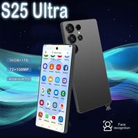 Smartphone S25 Ultra 6,9 pouces 16 Go + 1 To Double SIM Android 15 5G Multilingue (Anglais, Allemand, Français, Espagnol)