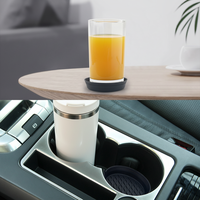Silikon-Autotassenhalter-Antirutschmatte Universelle Auto-Getränkehaltermatte Kreative Rutschfeste Tassenmatte Auto-Innenraum-Aufbewahrungsmatte Schalenmatte