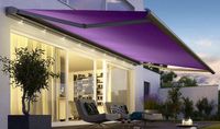 Auvent motorisé électrique pour balcon, auvent en aluminium à cassette complète, résistant à la pluie, rétractable, auvent pliable pour patio extérieur