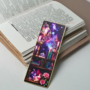 Marque-pages en alliage de zinc à succès, vente en gros, marque-pages personnalisés peints, motifs de dessins animés et d'anime, pour collection et souvenirs - Product Image 1