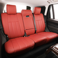 Housse de siège de voiture EKR de luxe en cuir PU imperméable, ensemble complet personnalisé, respectueux de l'environnement et facile à nettoyer pour Range Rover