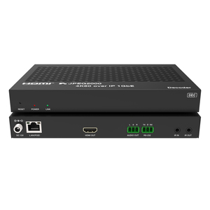 KEQINX 4K60Hz JPEG2000 pour prolongateur IP AV compatible PoE 2.0 avec encodeur/décodeur, système matriciel simple pour mur vidéo HDR10 IP - Product Image 3