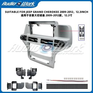 Marco de Radio Android de 12.3 Pulgadas para <span class=keywords><strong>Jeep</strong></span> Grand Cherokee 2009-2012, Kit de Salpicadero con Pantalla Táctil, Permite Retener el Marco del Radio del Coche, Compatible con Carplay - Product Image 4