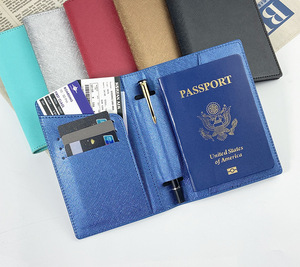 Funda para Pasaporte, Cartera, Accesorios de Viaje, Bloqueo RFID, Estuche para Tarjetas de Cuero PU, Clip para Pasaporte para Mujeres y Hombres - Product Image 2